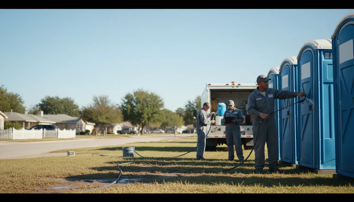 Long-Term Portable Toilet Rental in Terrell, TX near me